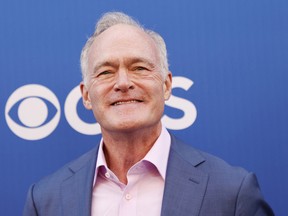 U.S. journalist Scott Pelley attends a celebration of the announcement of CBS's new fall schedule at Paramount Studios in Hollywood, 2024.