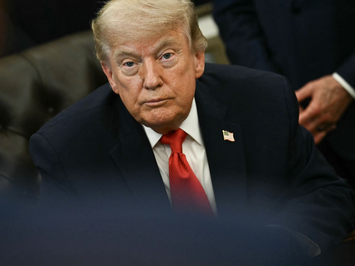 U.S. President Donald Trump speaks before signing a proclamation in the Oval Office of the White House in Washington, D.C., on June 11.
