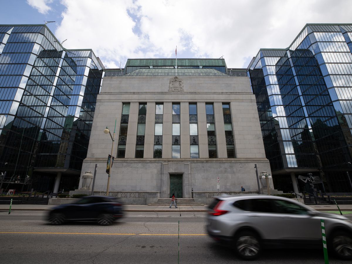 The Bank of Canada building in Ottawa.