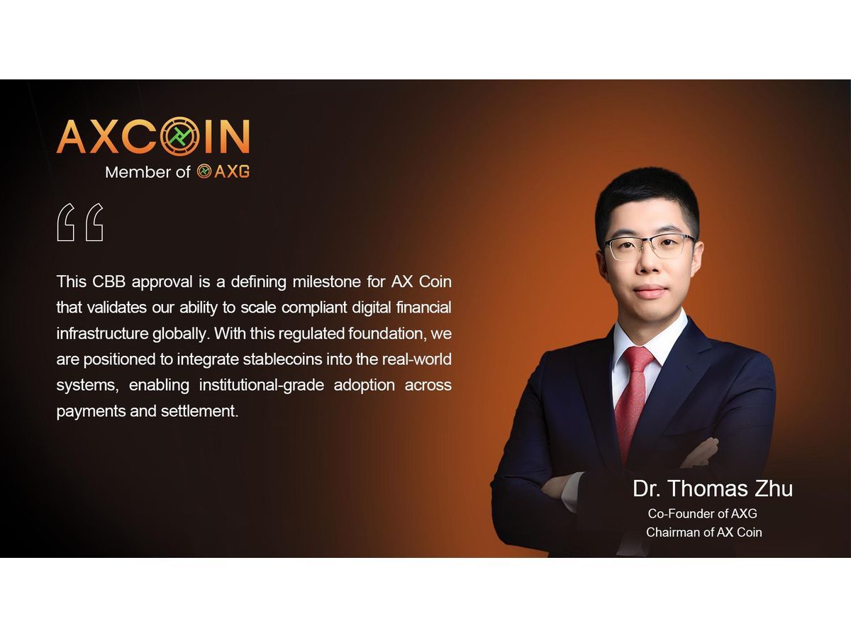This CBB approval is a defining milestone for AX Coin that validates our ability to scale compliant digital financial infrastructure globally. With this regulated foundation, we are positioned to integrate stablecoins into the real-world systems, enabling institutional-grade adoption across payments and settlement.