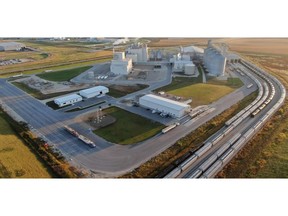 Shell Rock Soy Processing's soybean crush plant, located in Shell Rock, IA