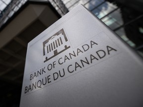 Bank of Canada building and signage photographed in Ottawa on Tuesday, May 19, 2026.