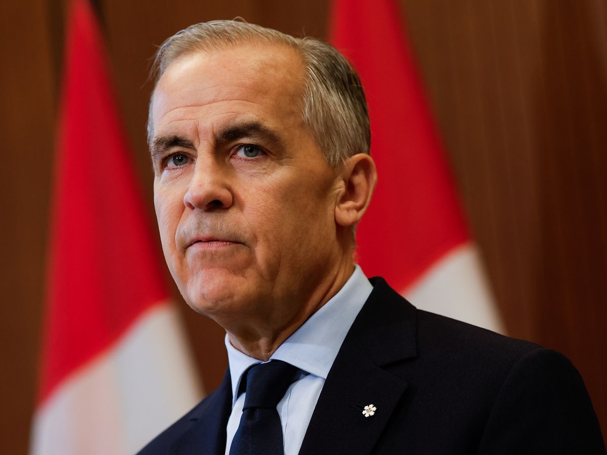 Prime Minister Mark Carney participates in a press conference announcing the proposed National Electricity Strategy at the West Block on Parliament Hill in Ottawa on Thursday, May 14, 2026.