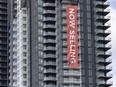 Condominiums nearing completion and up for sale in Burnaby, BC Wednesday, May 23, 2024.