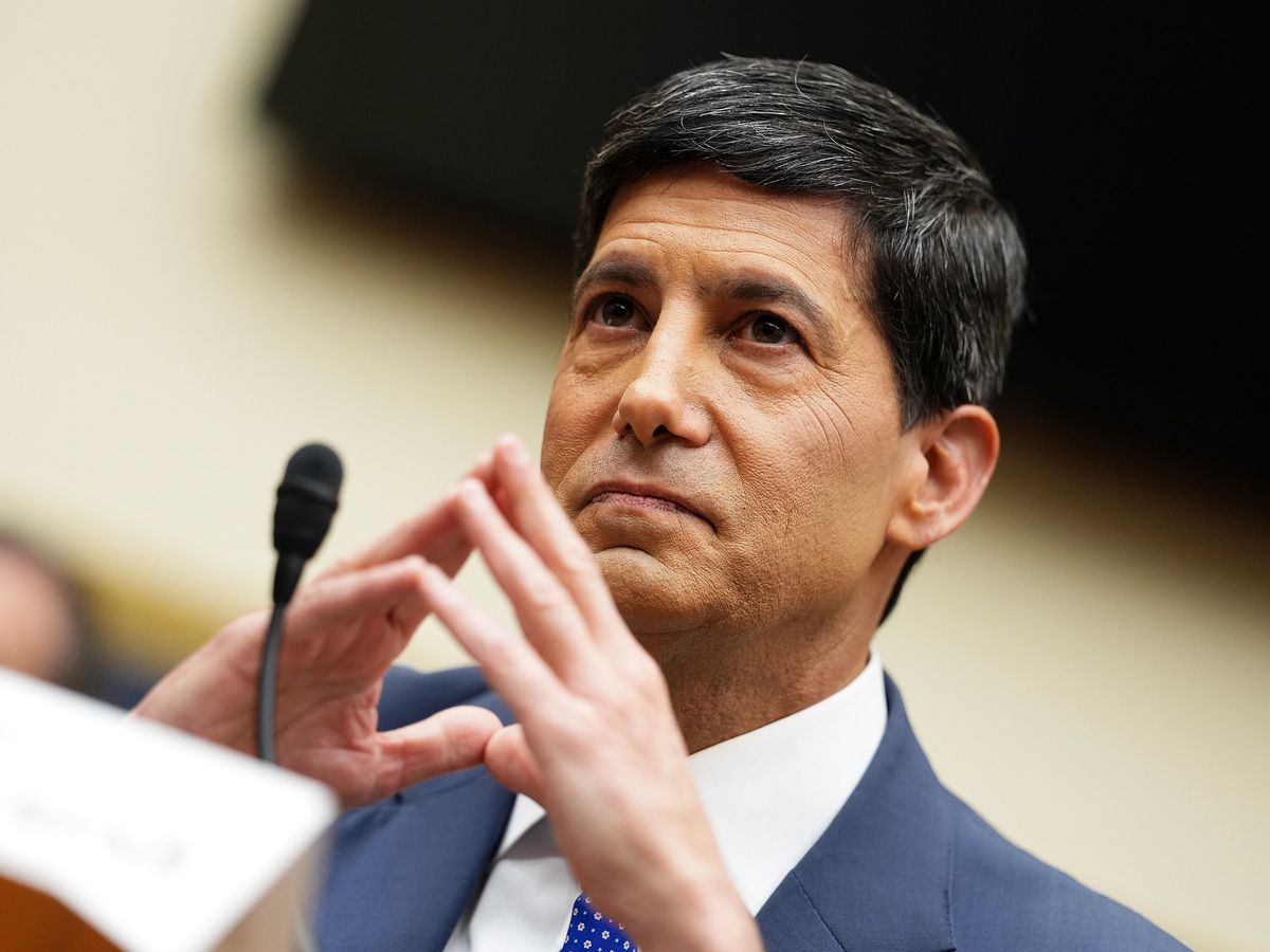 Federal Reserve Chairman Kevin Warsh testifies before the House Financial Services Committee on Capitol Hill on July 14, 2026 in Washington, DC.