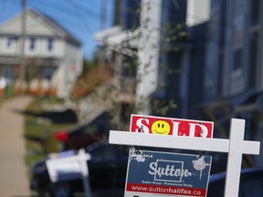 File shot of real estate sale sign seen in Halifax Friday October 19, 2018.