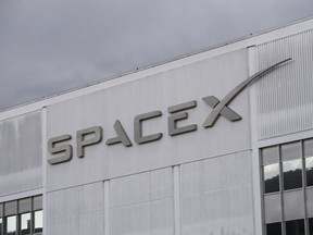 The Space Exploration Technologies Corp. (SpaceX) headquarters on January 28, 2021 in Hawthorne, California.