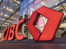 CIBC signage in Toronto’s Financial District, Friday September 16, 2024