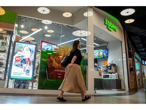 A ?abka Group store in a shopping mall in Warsaw.