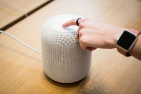 Apple’s HomePod speaker.