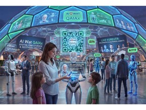 AI Wat QAIAx 4E Omni AI HRR Model Series (Live Forever Prototype Introduction - AI Mock Image)