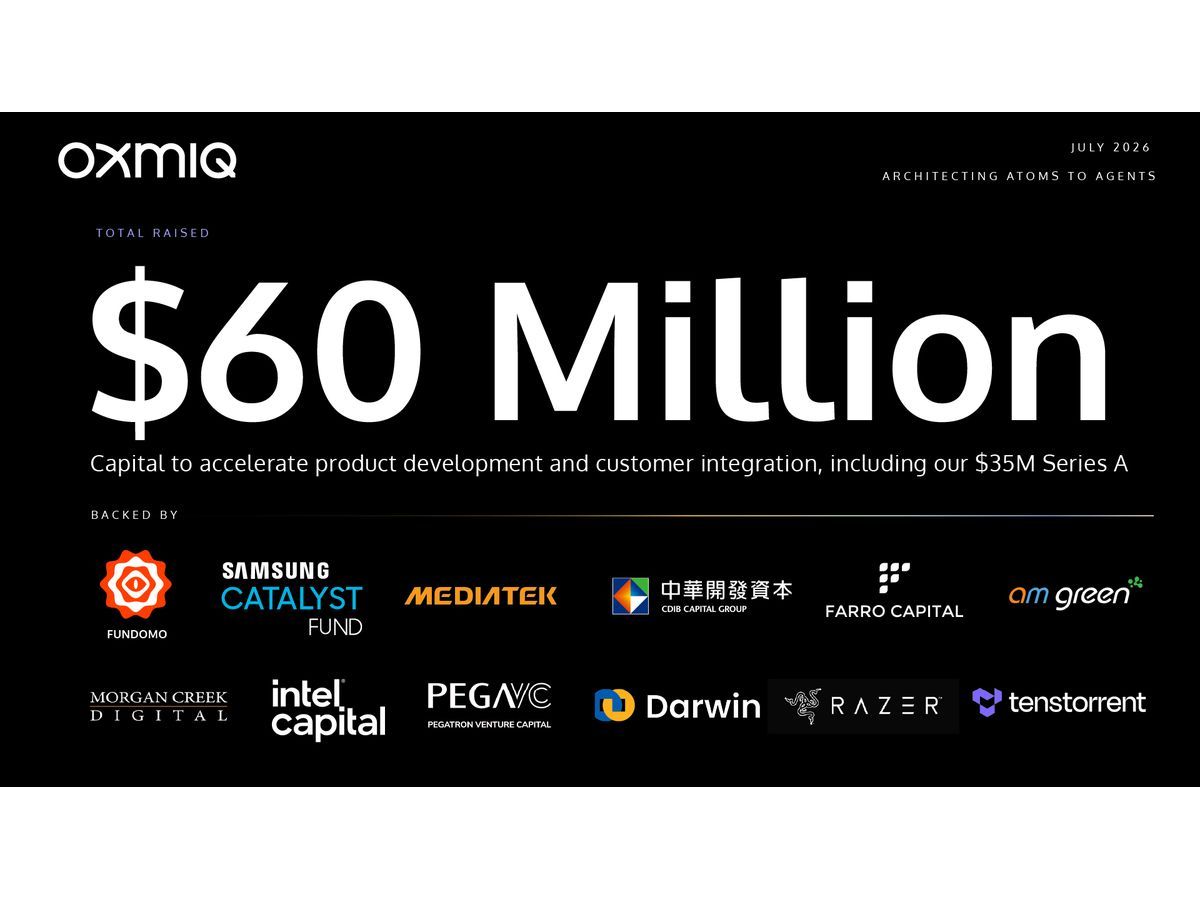 OXMIQ Raises $35 Million to Scale OxCoreTM Architecture — GLOBAL — Aslikannih