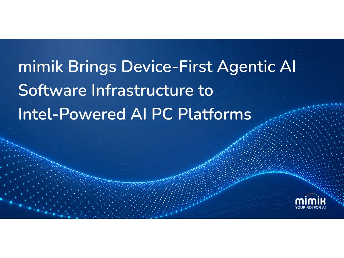 mimOE™ and its Agentix-Native toolsets give enterprises a governed path to scale Agentic AI with certainty on Intel-powered AI PCs and cloud-based environments - the continuum.