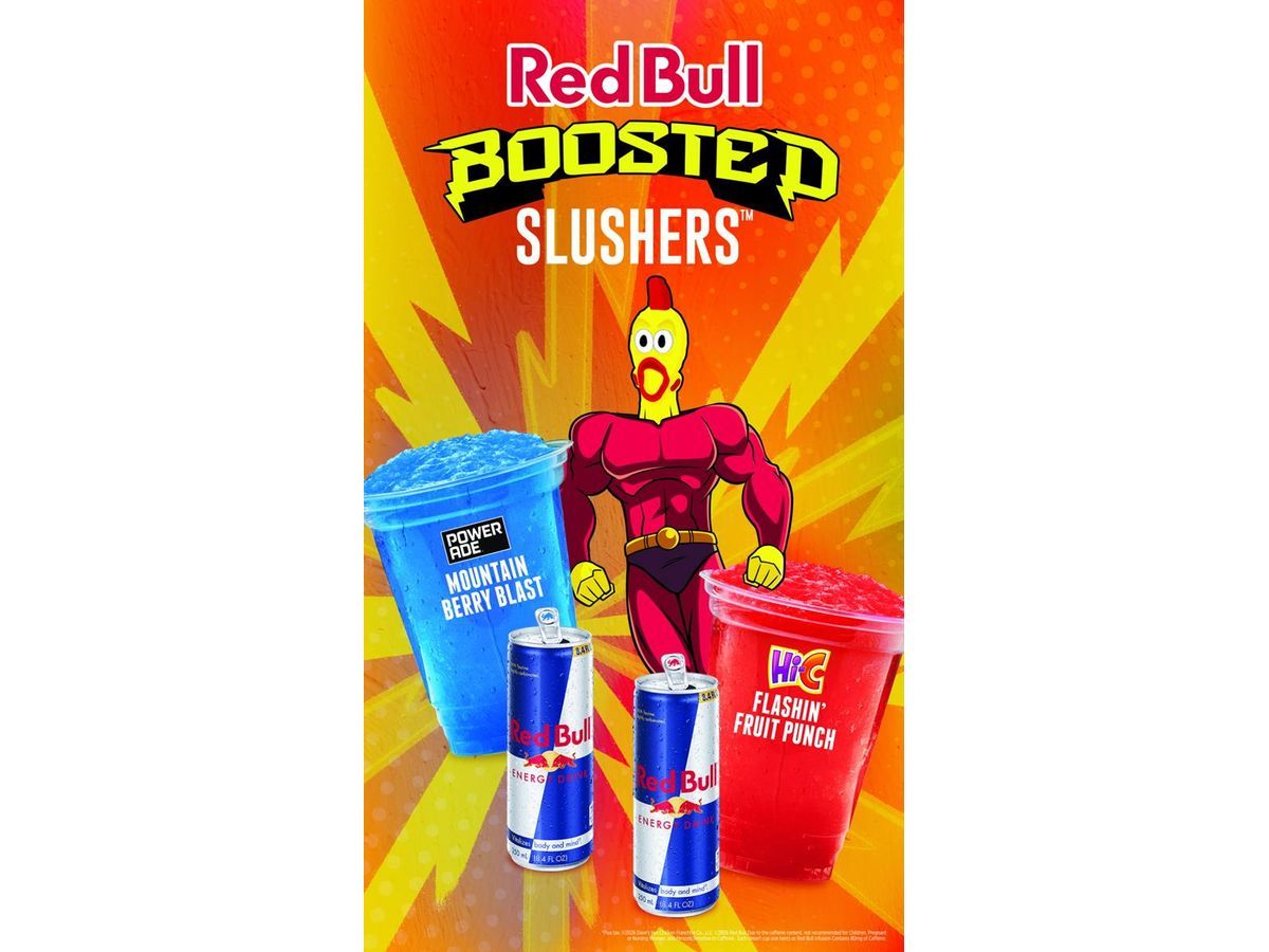 Dave's Hot Chicken Gives Its Slushers a Boost with New Red Bull Boosted Slushers