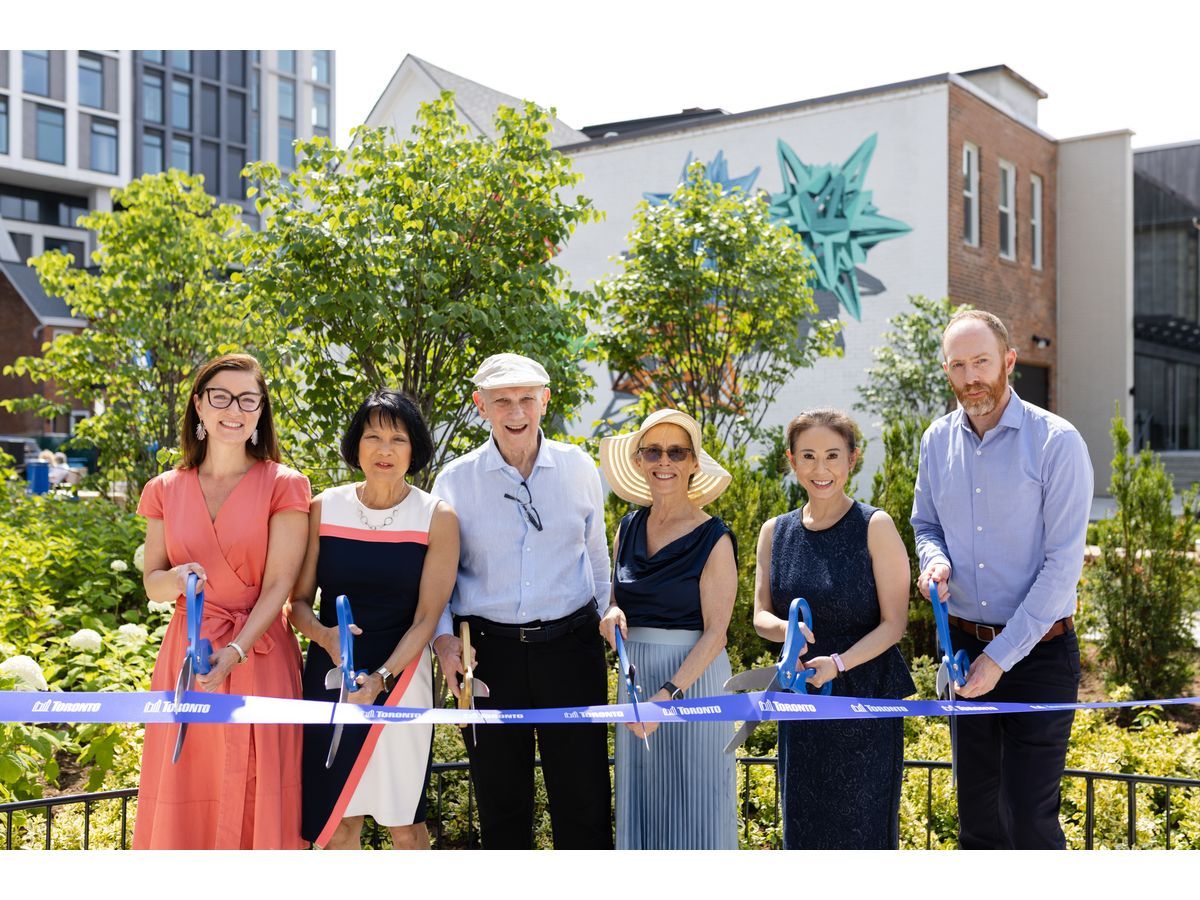City of Toronto and Peterson open Honest Ed’s Park, a new public park in Mirvish Village