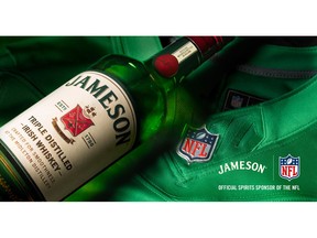 Jameson Irish Whiskey joins the National Football League (NFL) as official spirits sponsor.