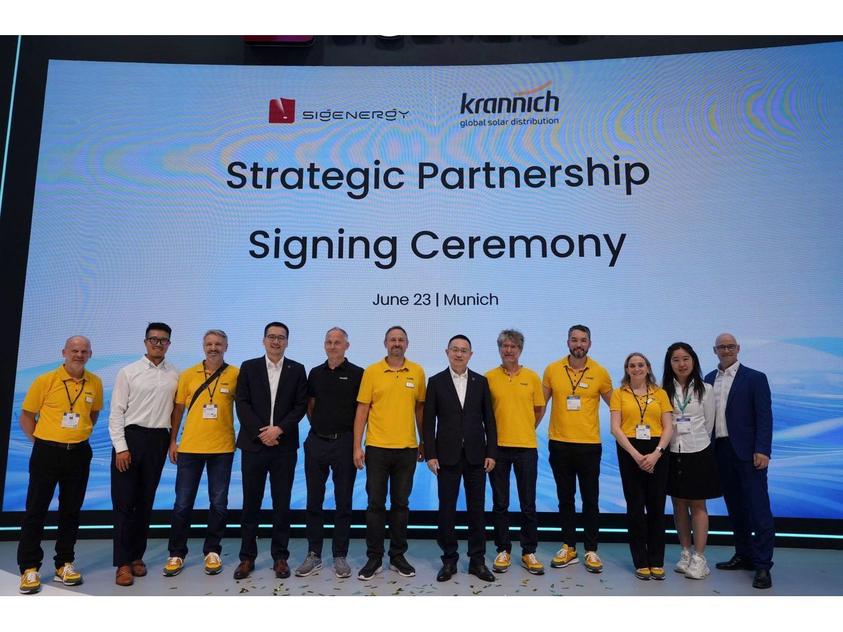 Krannich Solar adds Sigenergy to its product range