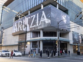 An Aritzia Inc. store at Robson and Granville streets in Vancouver, B.C.