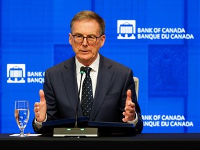 Tiff Macklem, governor of the Bank of Canada, during a news conference in Ottawa on June 10.