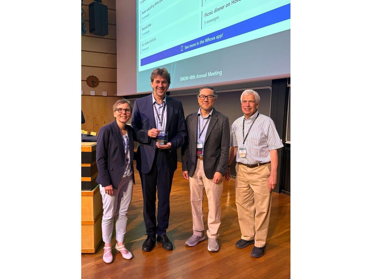 Society for Medical Decision Making Honors UMIT TIROL and Harvard Professor Uwe Siebert with 2026 Career Achievement Award