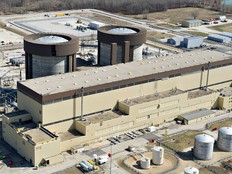 The Braidwood Generating Station nuclear power plant in Braceville, Illinois, contains two Westinghouse reactors.