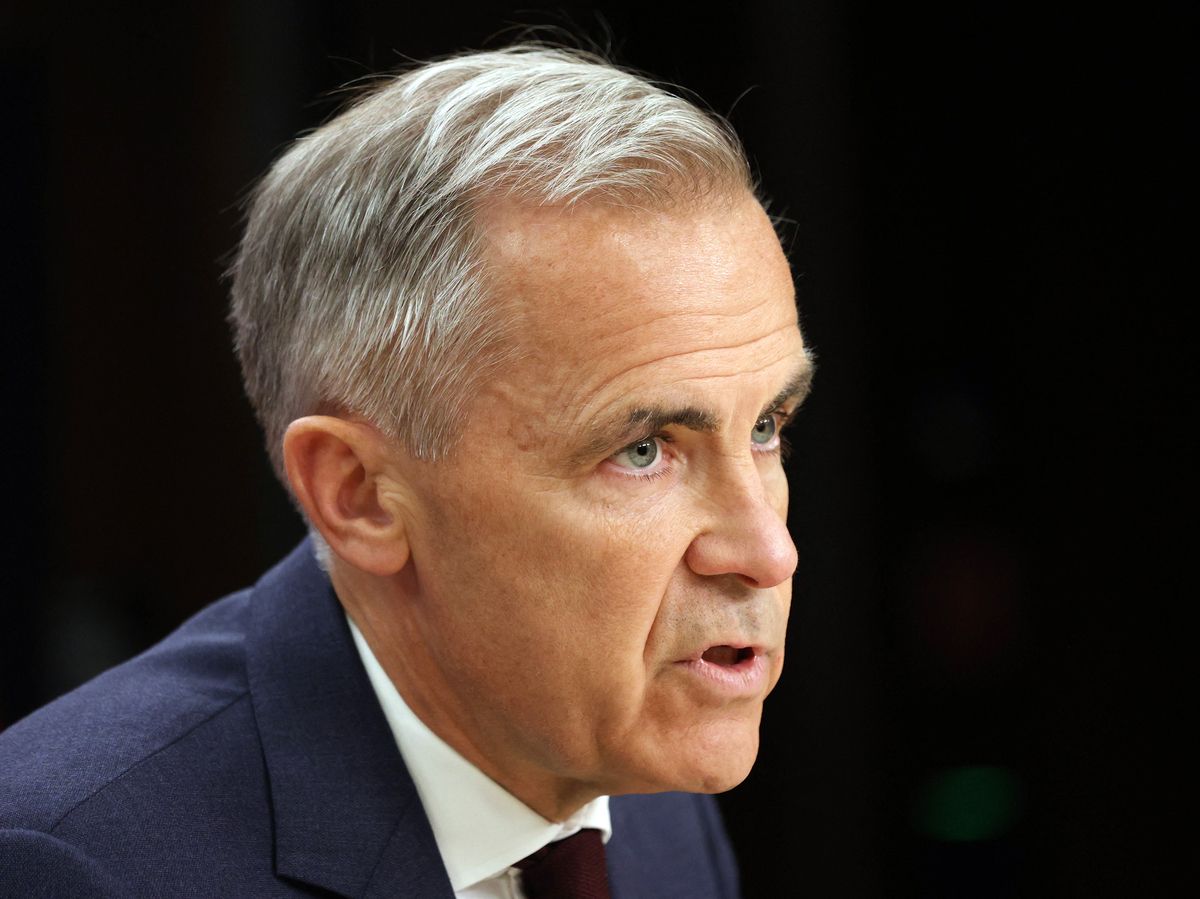Canadian Prime Minister Mark Carney speaks during a news conference at the National Press Theatre in Ottawa, Canada on June 25, 2026.