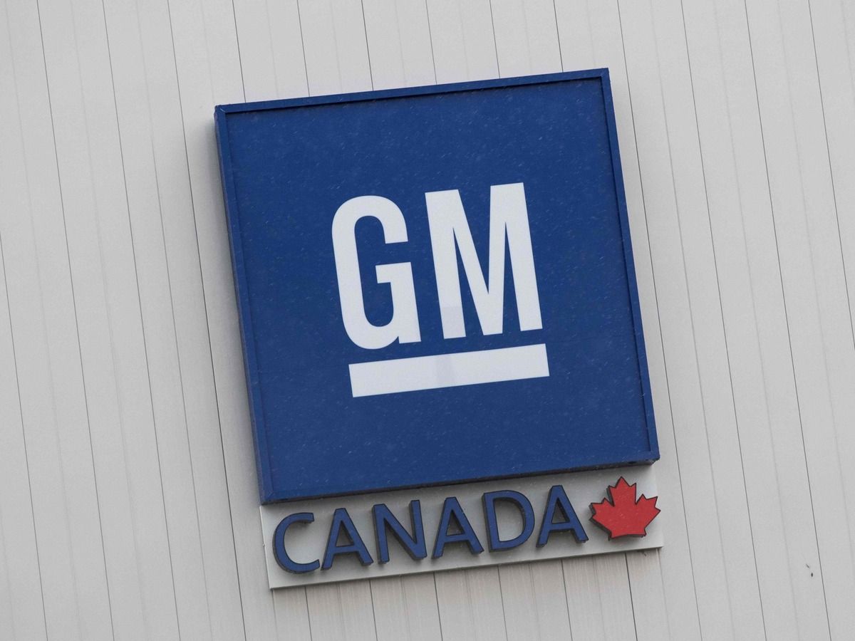 In this file photo taken on November 26, 2018, the General Motors plant sign in Oshawa, Ontario, on November 26, 2018.