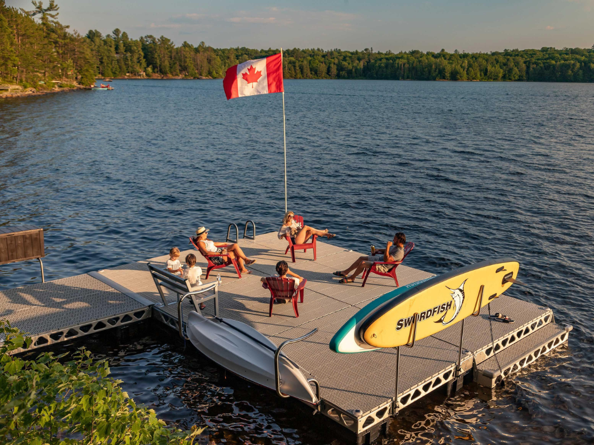  Beaton, Ont.-based CanadaDocks Inc. manufactures aluminum docks for cottages.