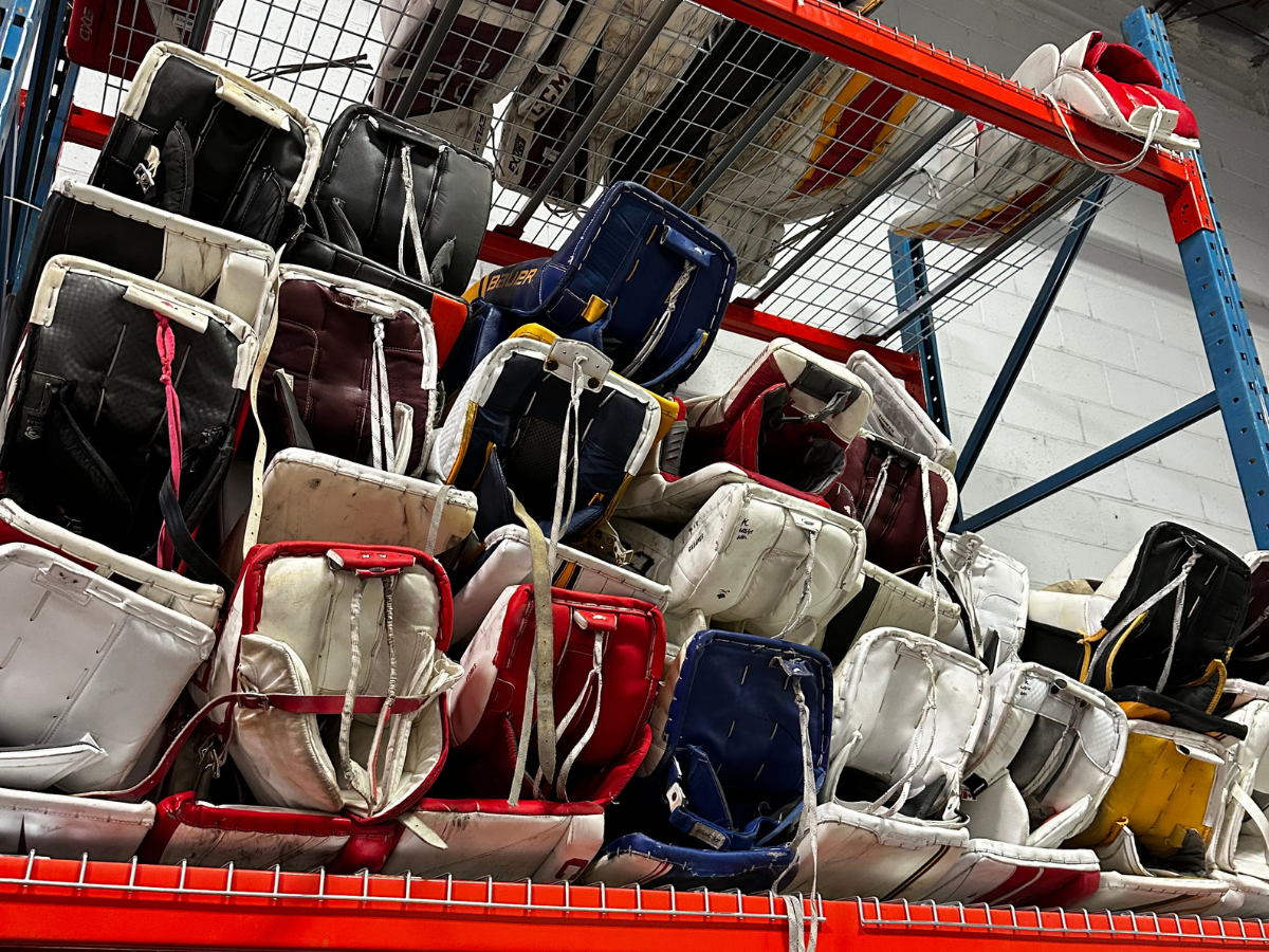  Pro stock goalie equipment for sale at HockeyStickMan in Belleville, Ont.
