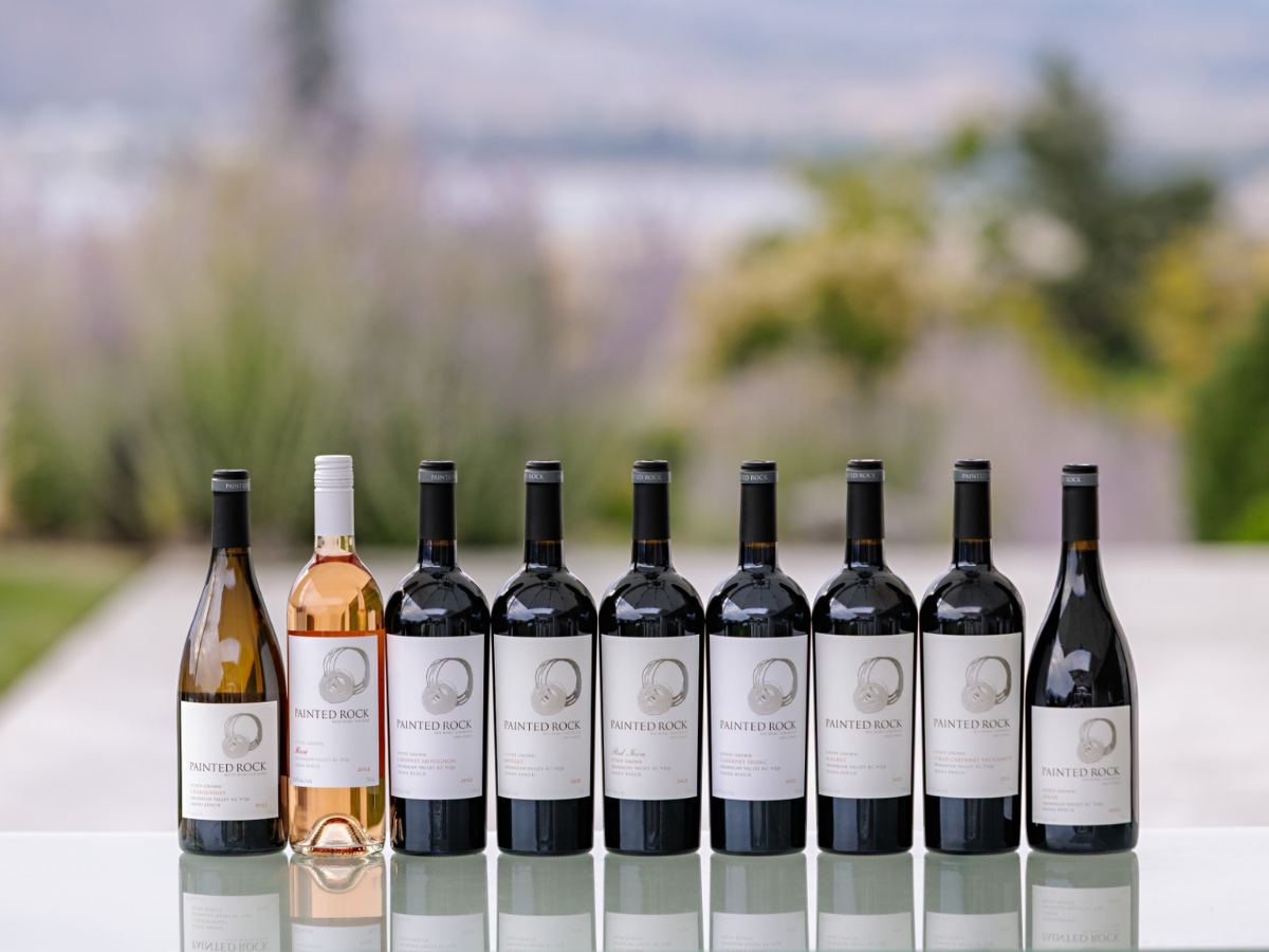  Painted Rock Estate Winery in Penticton, B.C., produces about 6,500 cases a year.