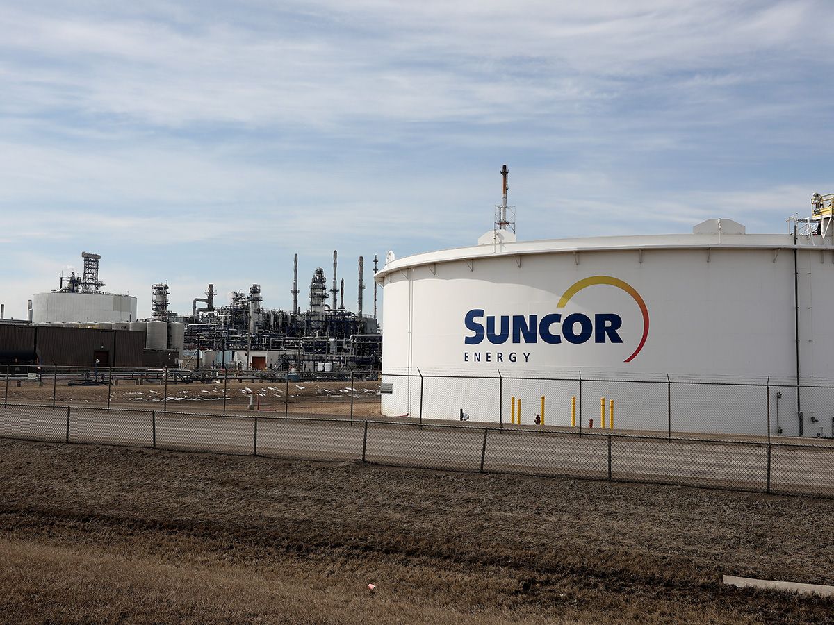 Oil refinery facility.