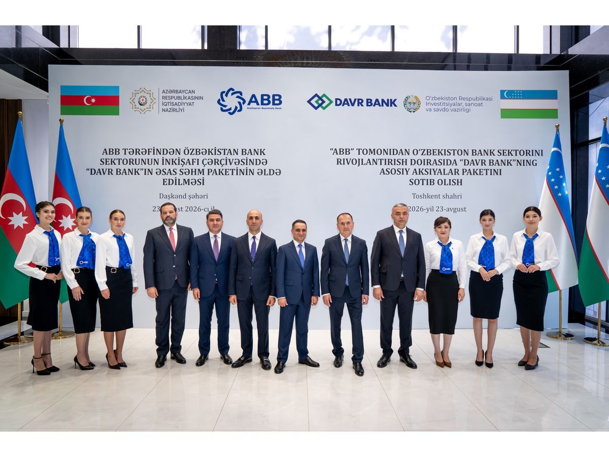 ABB Davr Bank project launched with participation of the Presidents of Azerbaijan and Uzbekistan