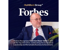 Naser Taher has been named among Forbes Middle East's Top 100 CEOs 2026, recognising his longstanding leadership and achievements in the global financial services industry.