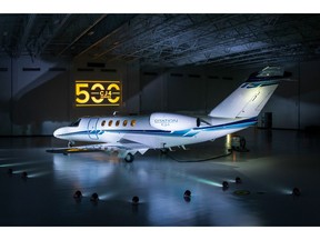 Textron Aviation celebrates 500th Cessna Citation CJ4 delivery as Gen3 era advances