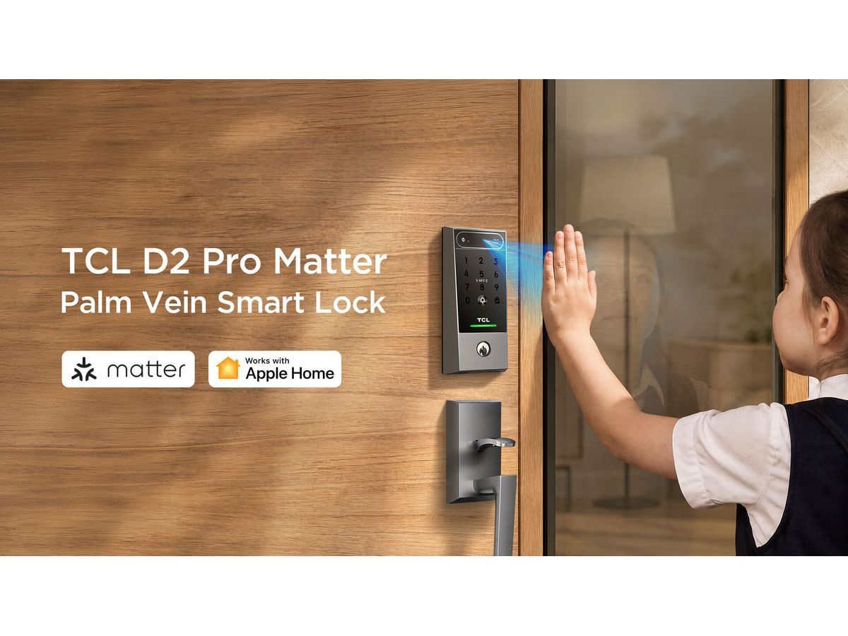 TCL D2 Pro Matter Palm Vein Smart Lock
