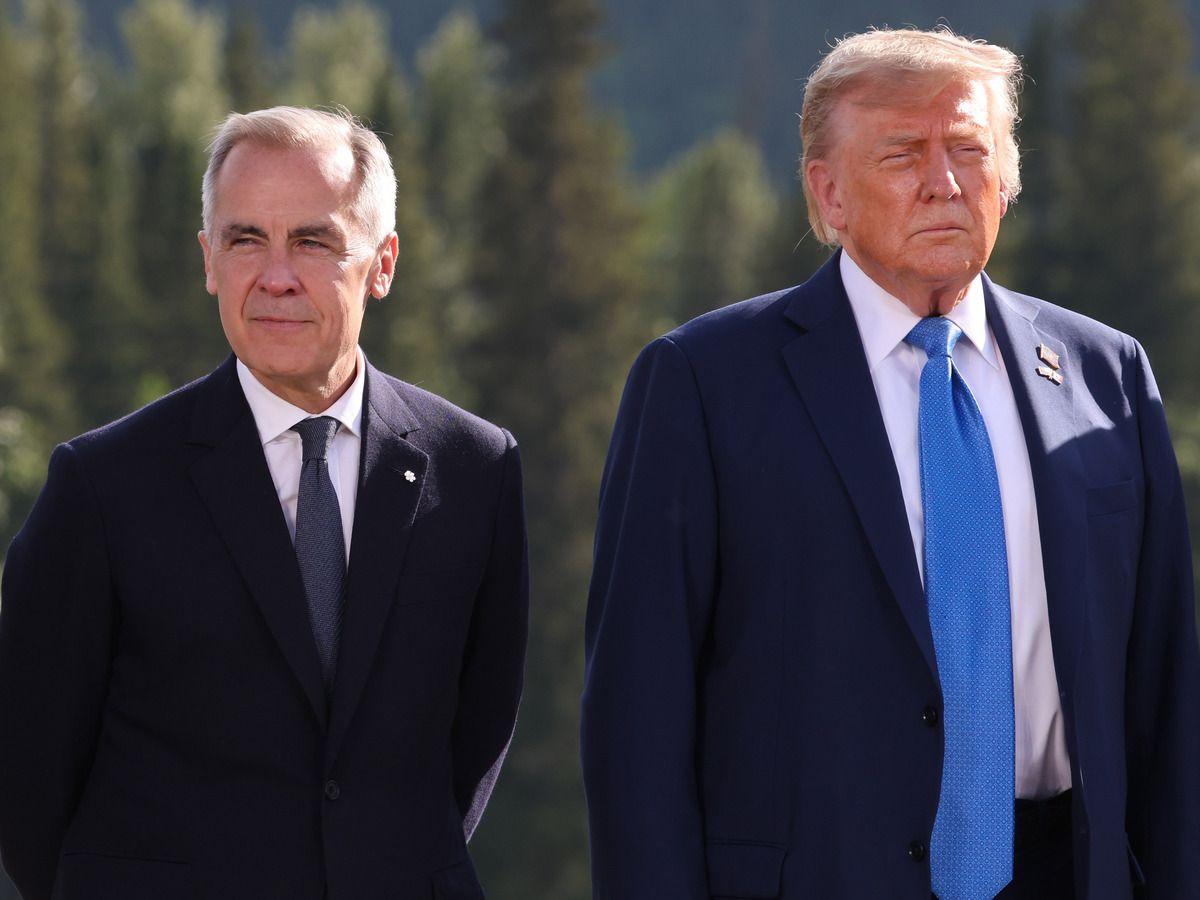 Prime Minister Mark Carney and President Donald Trump are pictured in this file photo.