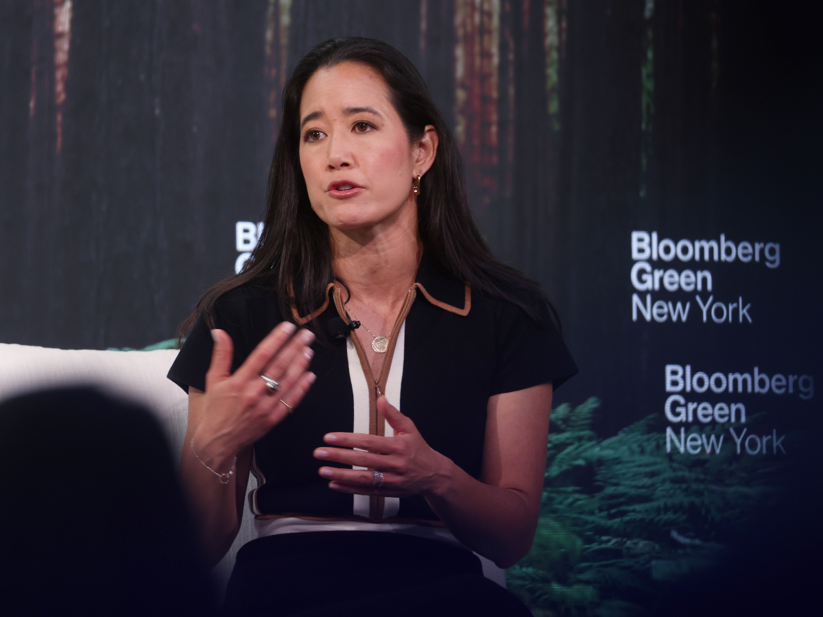Melanie Nakagawa, chief sustainability officer of Microsoft Corp., during the Bloomberg Green event in New York, US, on Wednesday, Sept. 23, 2026