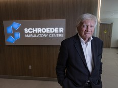 Philanthropist and DBRS founder Walter Schroeder at the newly built Schroeder Ambulatory Centre in Richmond Hill of which he funded the non-profit centre completely on his own, Wednesday September 23, 2026.