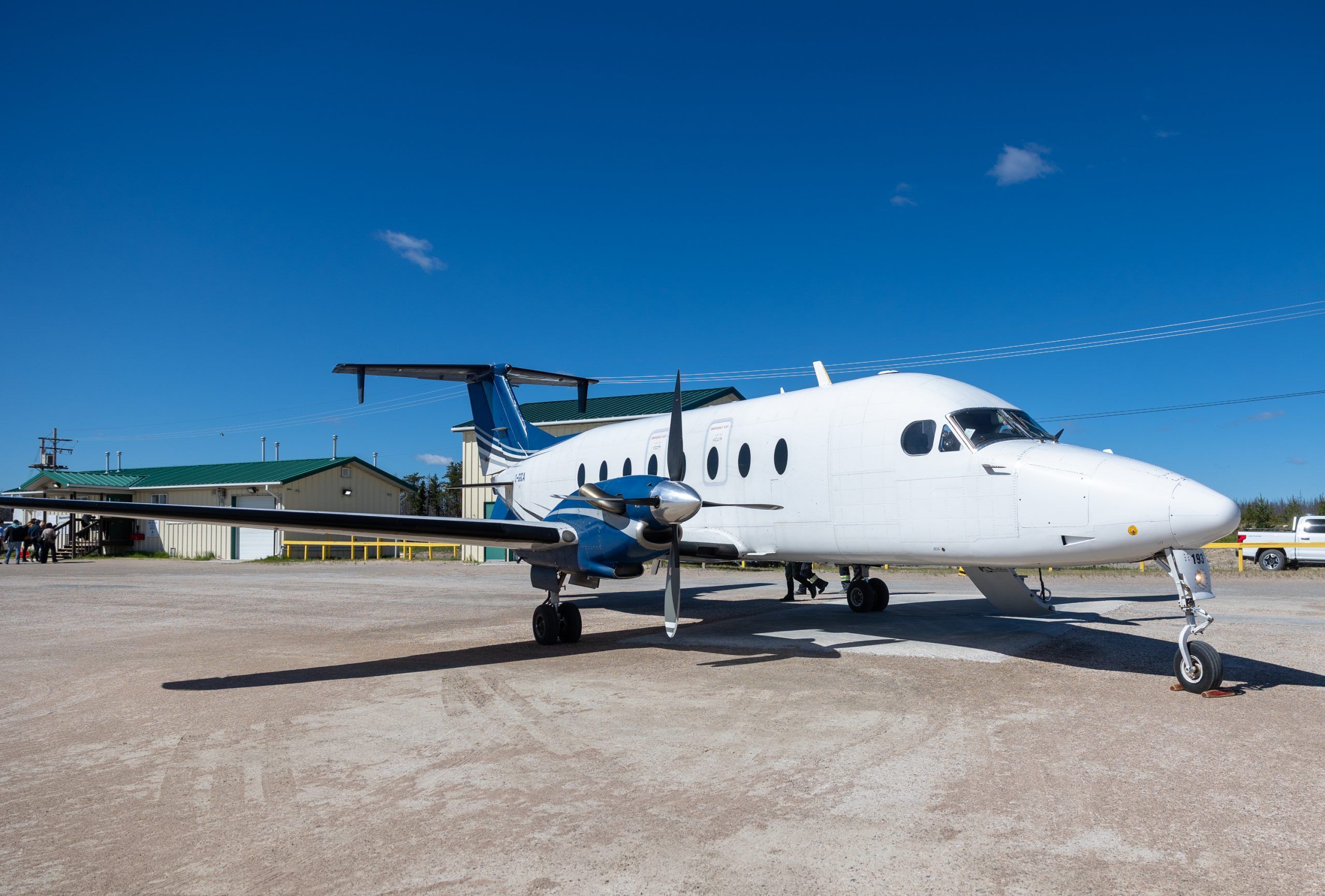 This airline takes workers on what might be the most unusual commute in Canada