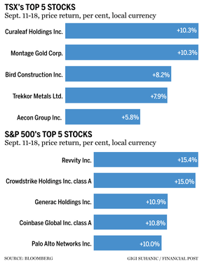 TSX top stocks