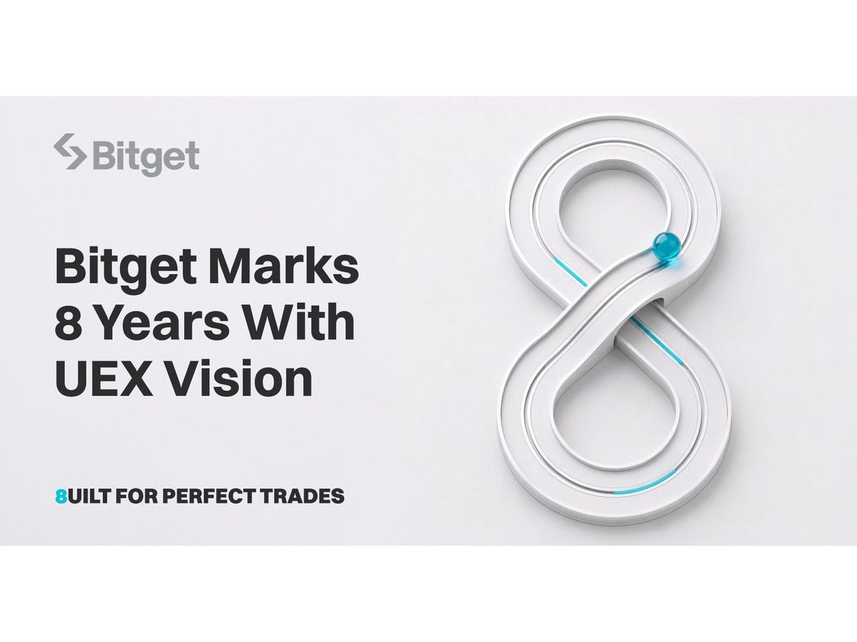 Bitget Marks 8 Years With UEX Vision Built for Perfect Trades