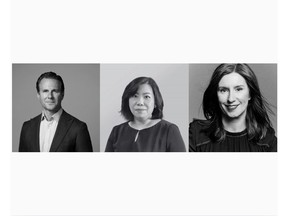 Justin Boxford, Global President, Luxury Beauty Brands, Erica Kwok, Senior Vice President and General Manager of Estée Lauder, and Magalie Parksuwan, Senior Vice President and General Manager, La Mer