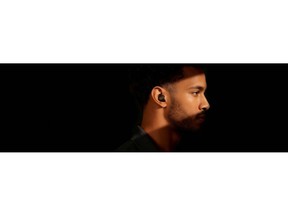Belkin SoundForm Isolate Buds ANC worn in-ear