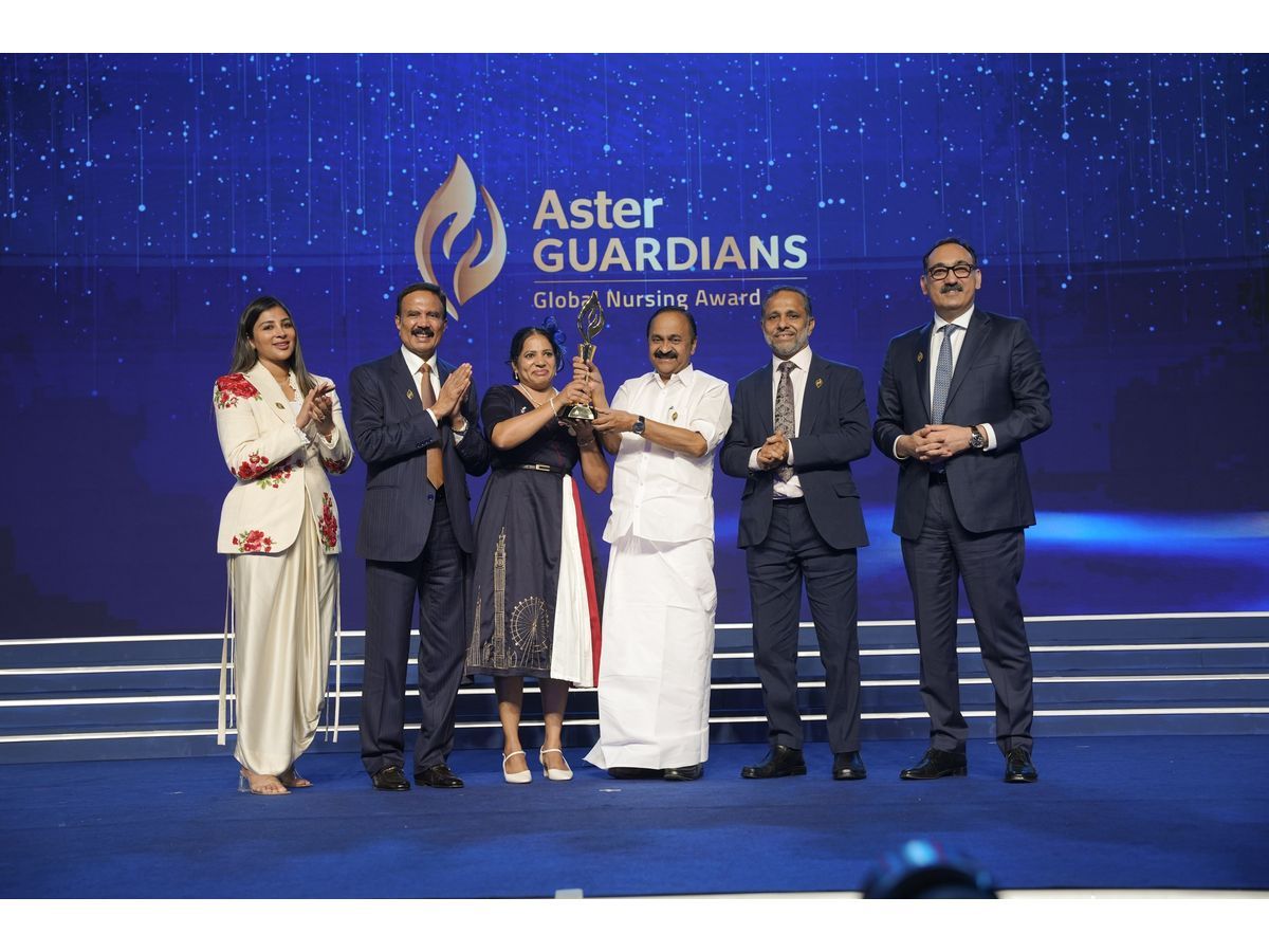 Nurse Agimol Pradeep - Aster Guardians Global Nursing Award 2026 Winner