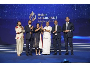 Nurse Agimol Pradeep - Aster Guardians Global Nursing Award 2026 Winner