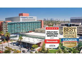 Children's Hospital Los Angeles Earns Top National and Global Pediatric Hospital Honors from U.S. News & World Report and Newsweek