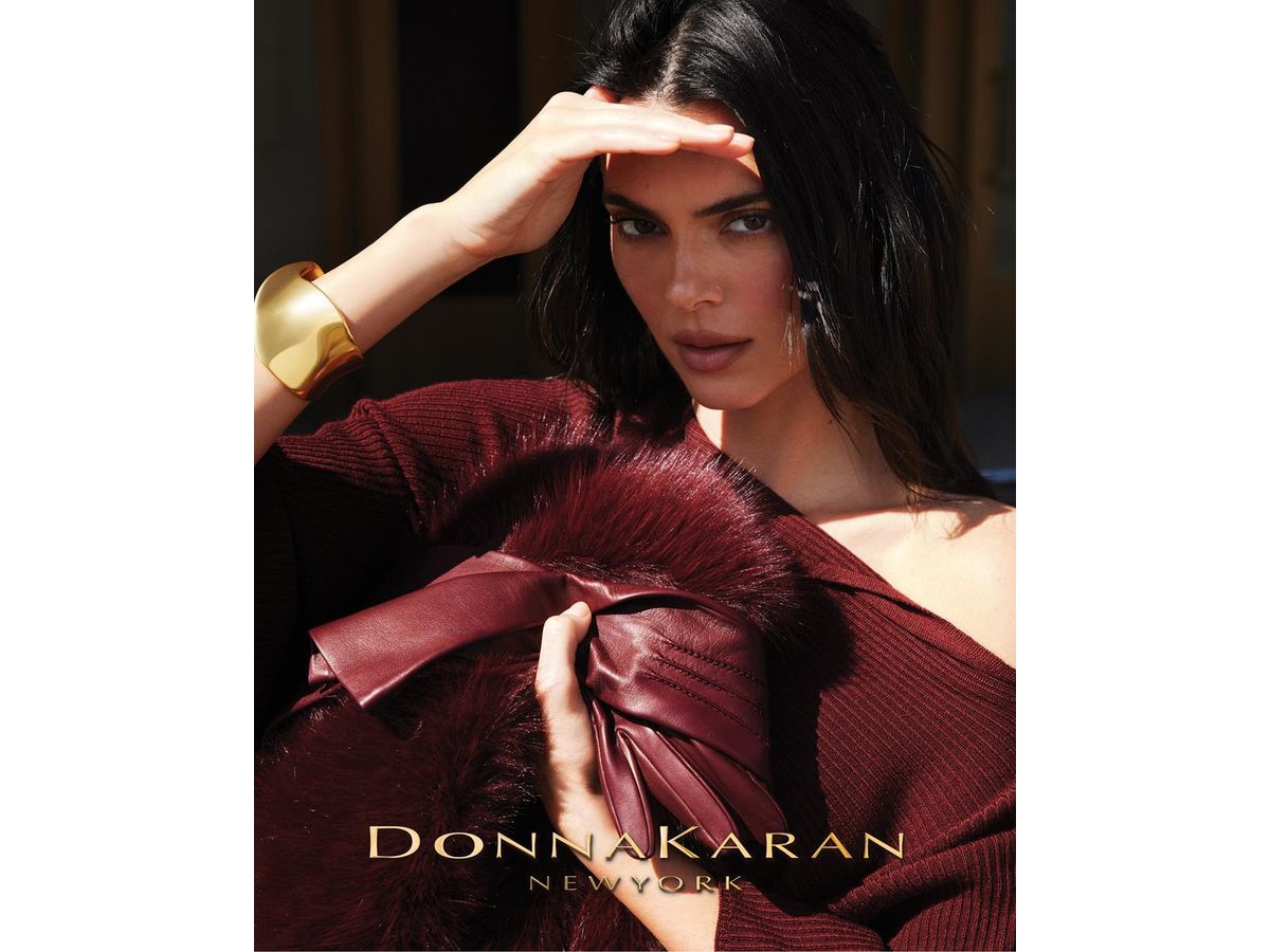 Kendall Jenner for the Donna Karan New York Fall 2026 campaign, photographed by Mert Alas.