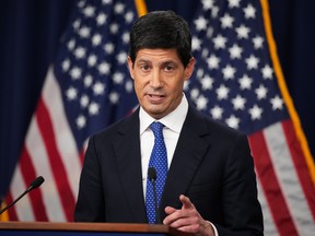 United States Federal Reserve chair Kevin Warsh speaks during a news conference following Federal Open Market Committee meetings at Federal Reserve Headquarters on Sept. 16, 2026 in Washington, D.C.