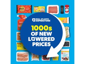 Real Atlantic Superstore is lowering prices on thousands of products across the store, spanning fresh food, pantry staples, household essentials and personal care items.