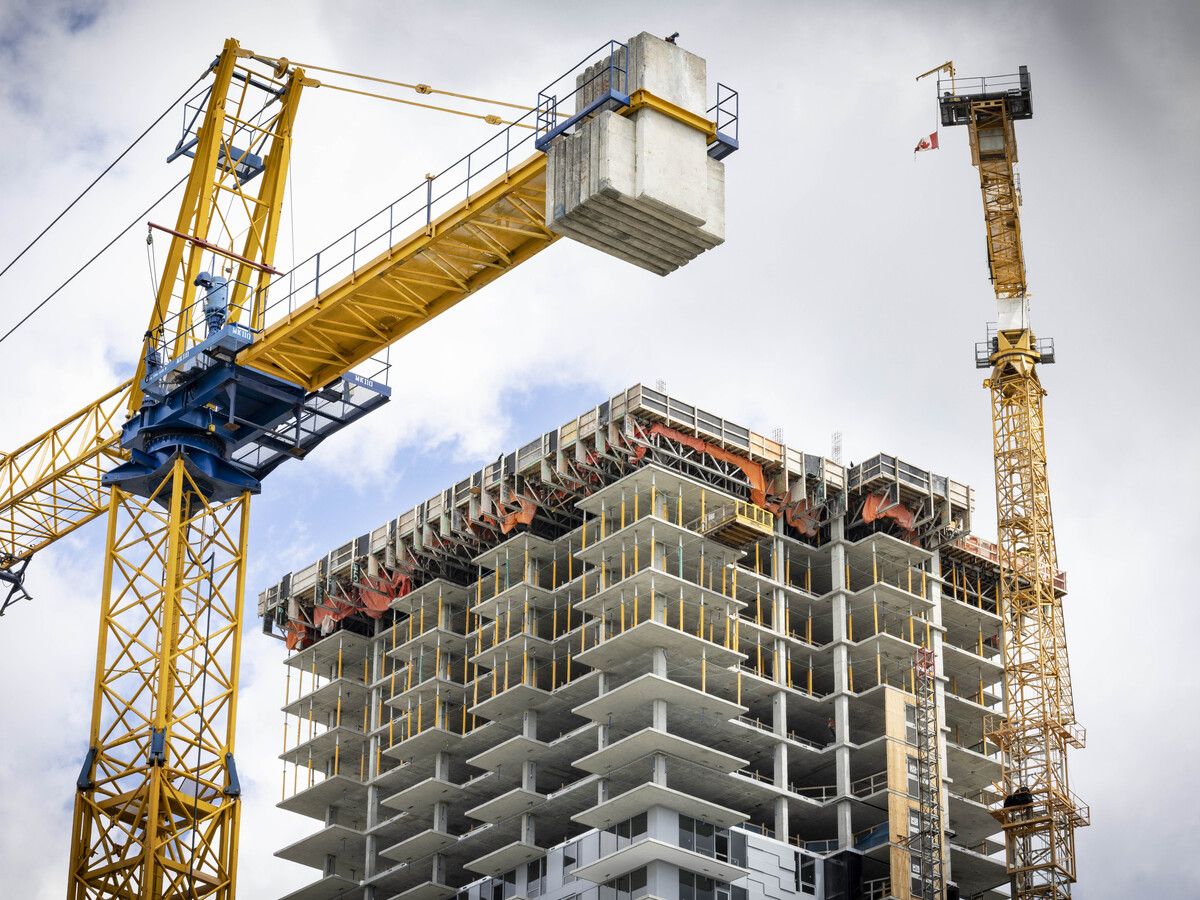 Fraser Mills by Beedie under construction in Coquitlam, B.C. on June 27, 2026.
